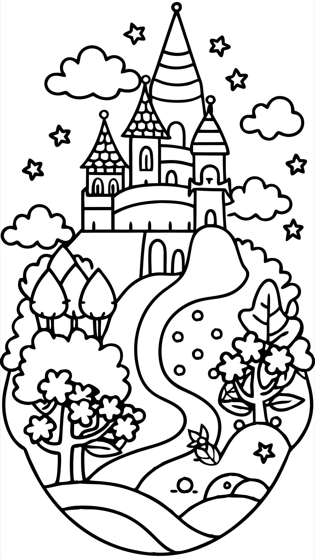 big coloring page